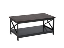 Mesa auxiliar BELIANI Foster de MDF Negro 55x100x45