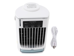 Ventilador De Escritorio Portátil Con Refrigeración Evaporativa Y Conexión Usb, Con Velocidades Ajustables.