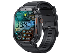Reloj Inteligente Masculino Llamadas Bluetooth, Pantalla 1.96, 100+ Modos, Batería 400mAh NEVEANCE