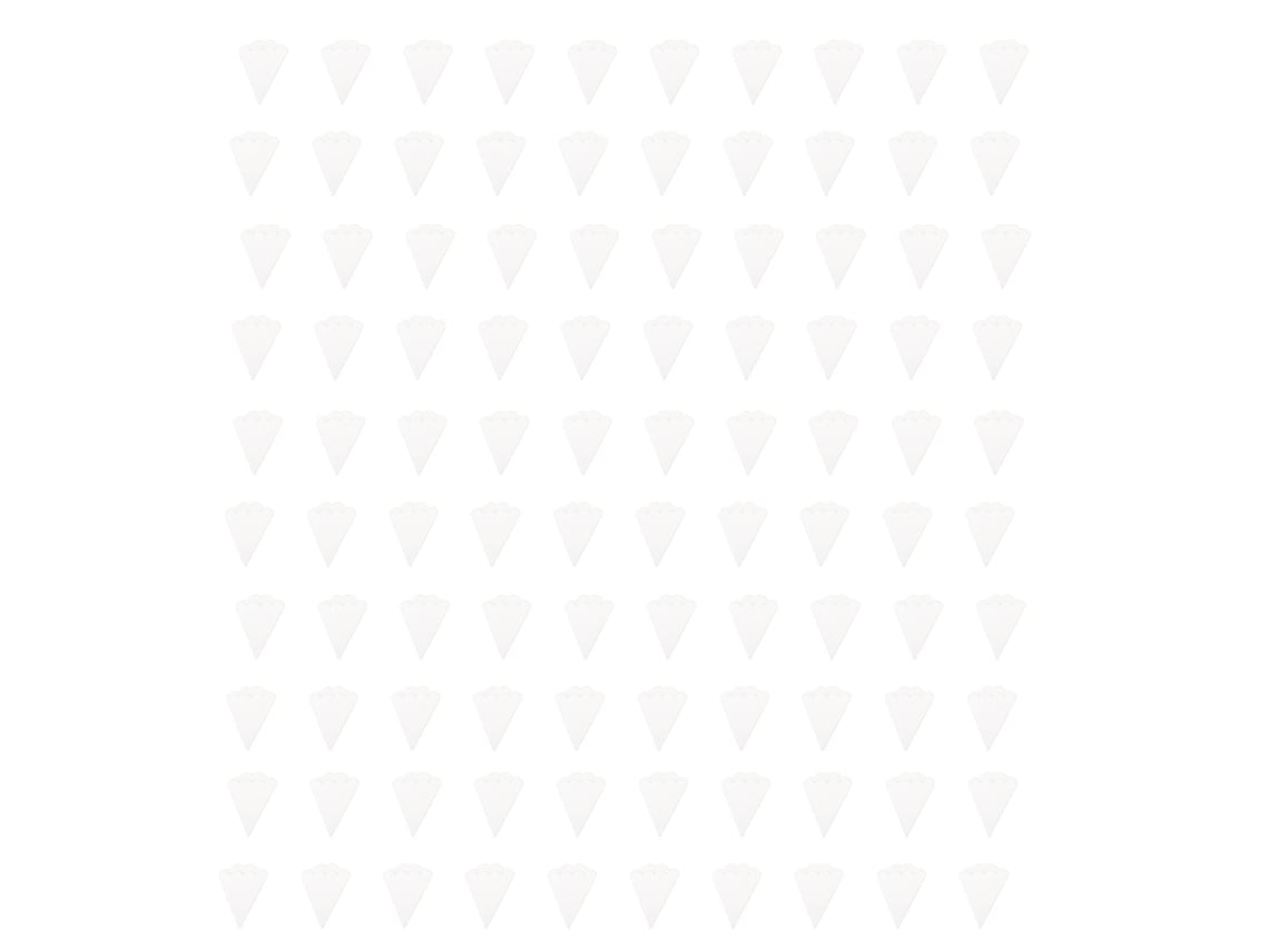 100 Bolsas De Papel Triangulares Resistentes A La Grasa Para Palomitas De Maíz, Ideales Para Fiestas Y Restaurantes.