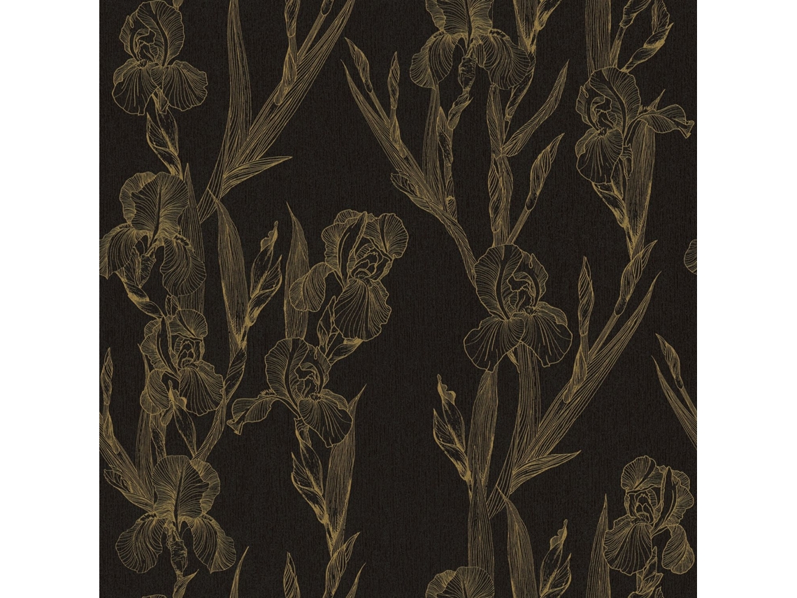 375263-Gu Papel Pintado Flores Liso Mate 5 33 M2 PROFHOME