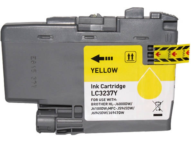 Cartucho para Brother LC3237 Amarillo Tinta de Pigmento
