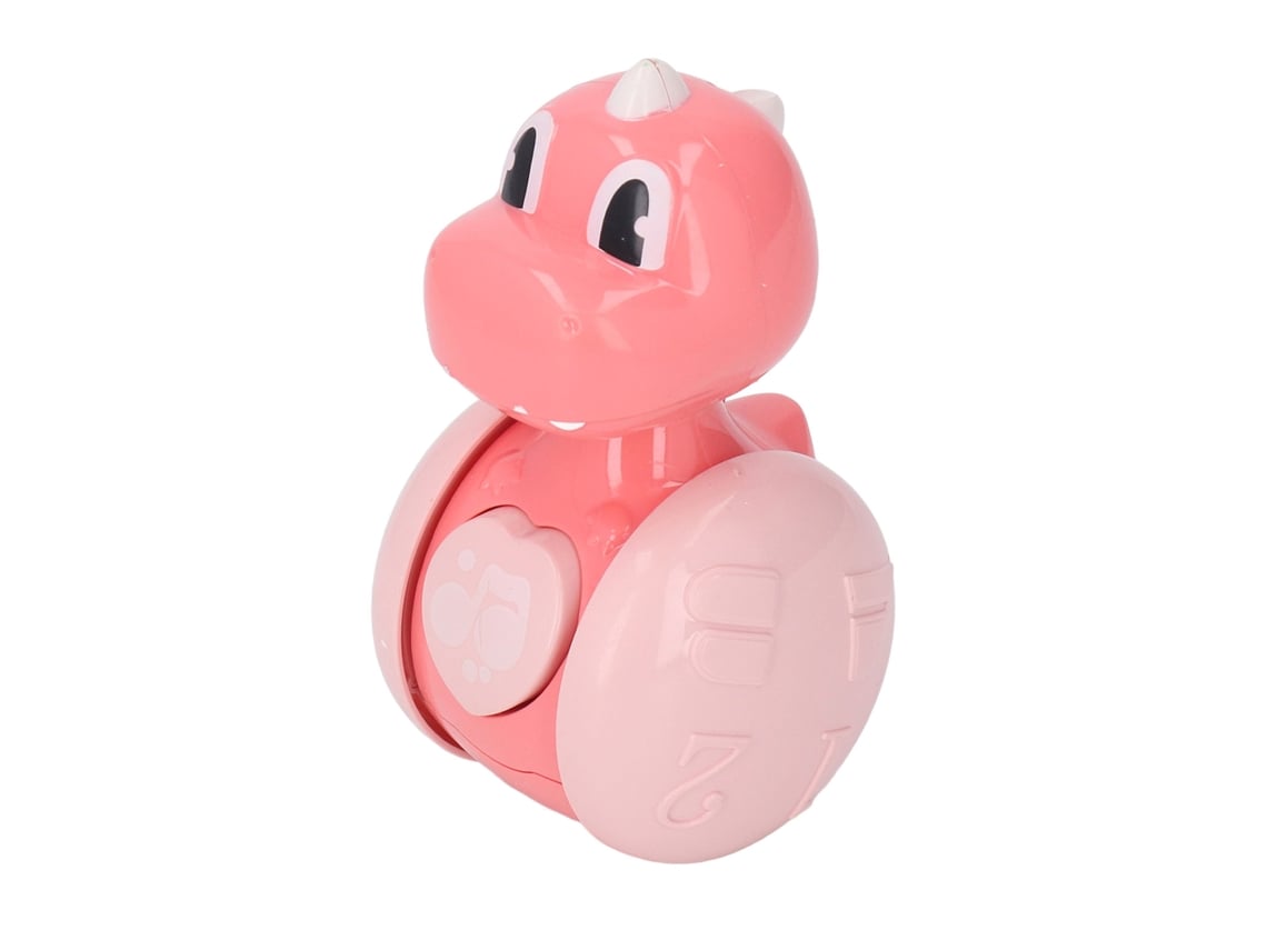 Juguete Mecedora De Dinosaurio Bebé Rosa Para El Desarrollo Sensorial Y Educativo.