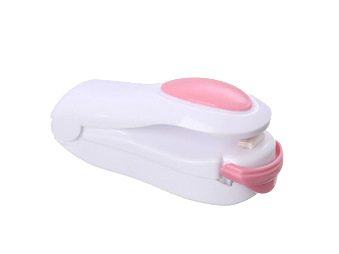 Mini Selladora Eléctrica Portátil Manual Con Calor Para Alimentos Y Viajes - Blanca