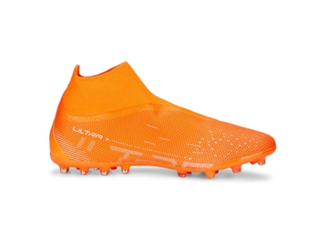 Botas de fútbol Unisex para Fútbol PUMA Ultra Match Ll Naranja (45)