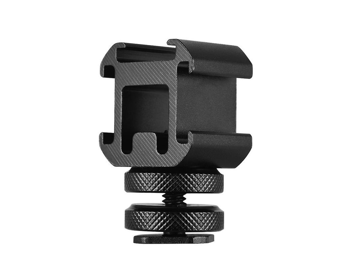 Adaptador de montaje de zapata 3x3 compatible con LED Light Monitor, micrófono y cámara (modelo 2026).