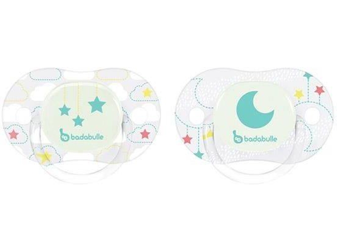 Pack 2 Chupetes BADABULLE Estrella Luna