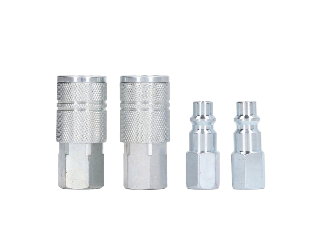 Kit de Conector Rápido de Ar 3/8 NPT para Conexões de Mangueira de Compressor
