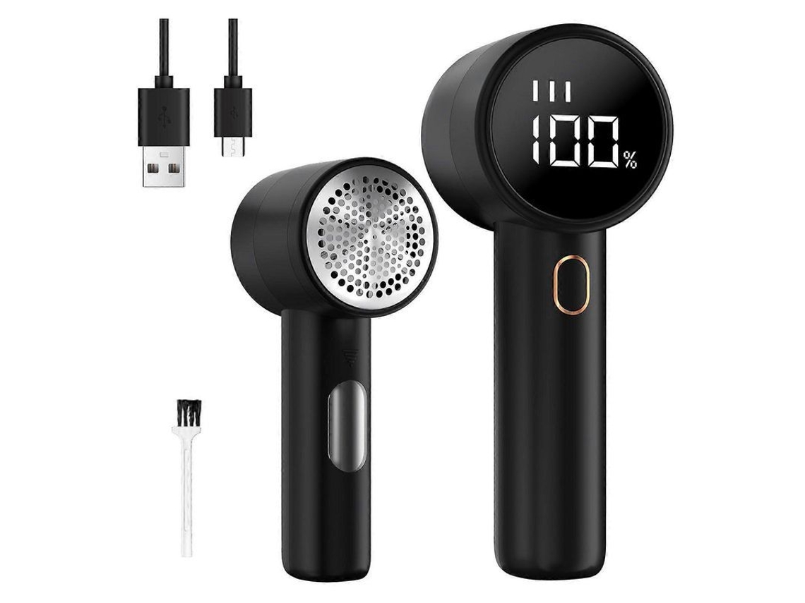Removedor Eléctrico De Peluches Con 6 Cuchillas De Acero Inoxidable, Pantalla Led Y Motor De 20 W Y 8900 Rpm.