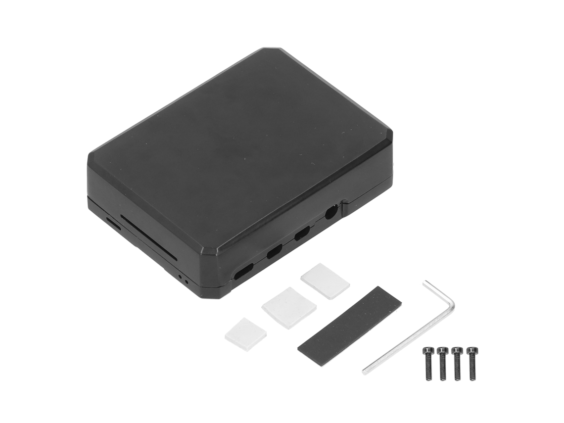 2026-caja De Aluminio Para Raspberry Pi 4b, Estuche Mini, Enclosure, Funda, Accesorio