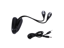 2026-lámpara Led Flex 2 Brazos Clip Para Lectura Y Tablet Con 4 Luces