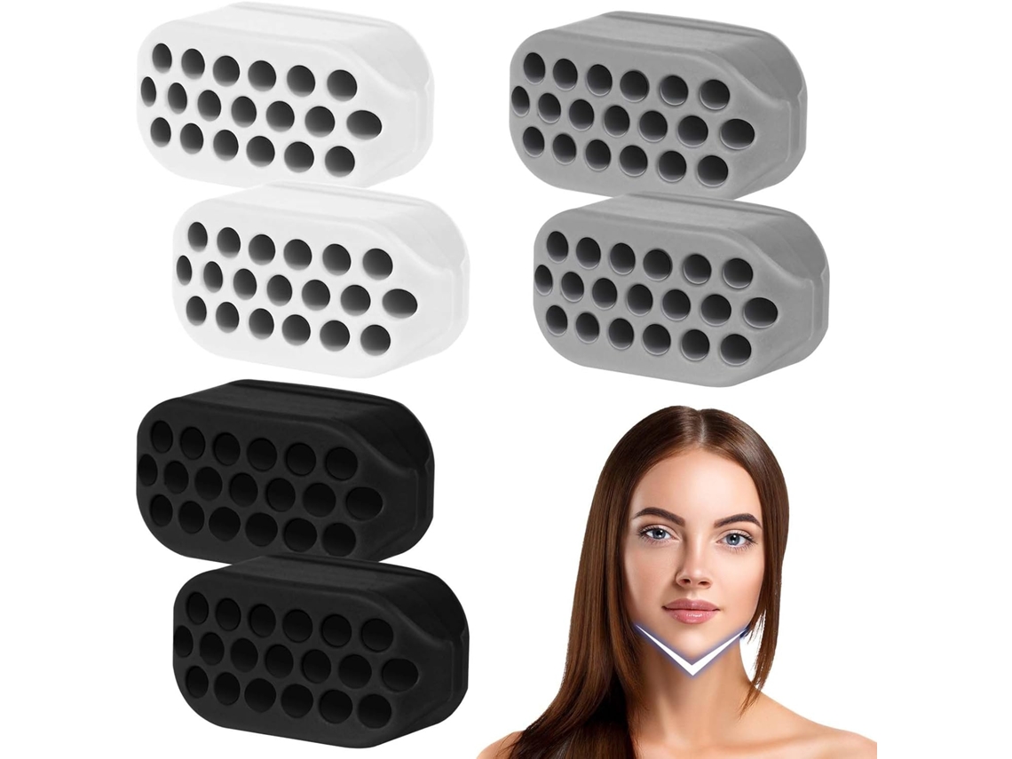 El Moldeador De Mandíbula De Silicona Elimina La Papada, Define El Contorno Mandibular, Unisex.