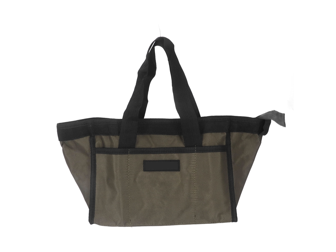 Bolsa De Almacenamiento De Herramientas De Gran Capacidad Con Boca Ancha, Tela Oxford, 40,6 Cm (16 Pulgadas), Verde, Portátil.