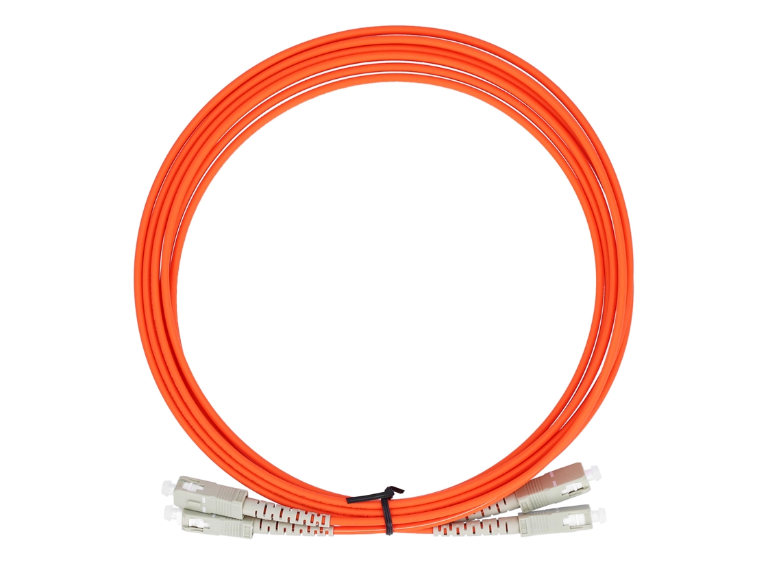 Cable De Fibra Óptica 50/125 Μm, 3 Metros, Multimodo, Doble Núcleo, Latiguillo Sc Upc Sc Upc