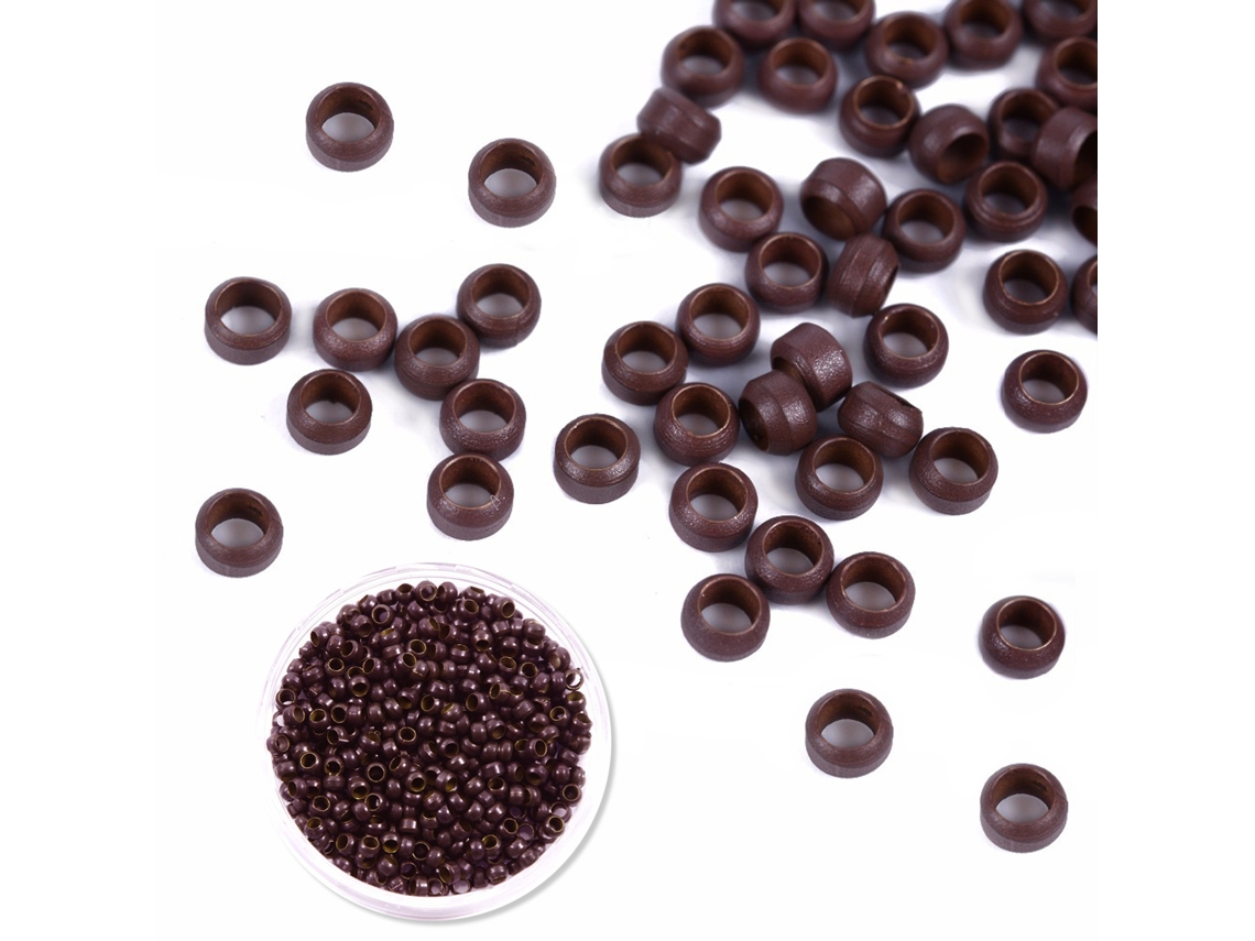 VVJIJILLY Micro Anéis De Cobre Inovadores, Contas De Nano Anéis Para Extensões De Cabelo Sem Emendas, Garantindo Fixação Invisível E Fixação Forte Para Atualiza