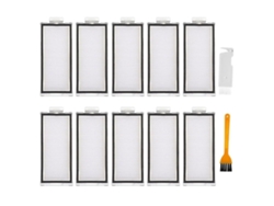 12 filtros HEPA lavables para Xiaomi Roborock Q7 Max, Q7 Max, T8