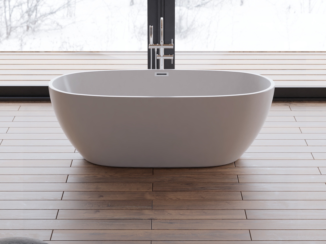 SAMBA, Bañera exenta oval L. 170 x l. 79 cm, by SPALINA
