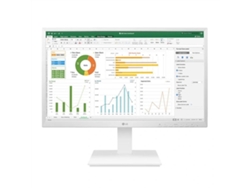 Monitor Gaming LG 27BK55YP-W (Blanco - Full HD - IPS - 27" - Enchufe EU - 5 ms)