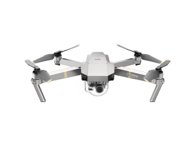 Dji Mavic Pro platinum fly more combo dron nivel de ruido 4 db batería en vuelo 30 minutos radio control y 4k rango 7 km imagen 12 mp gris