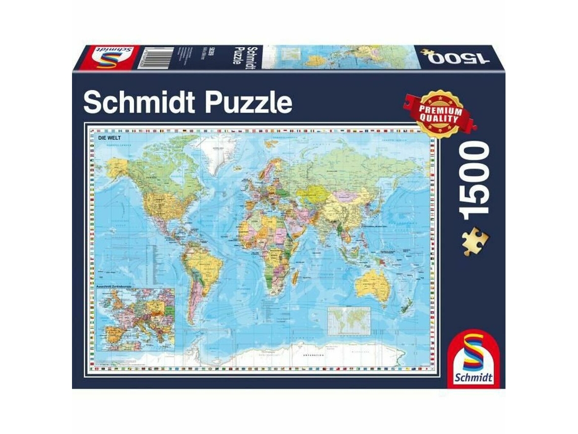 Puzzle SCHMIDT SPIELE Iceland: Kirkjuffellsfoss (Edad Mínima Recomendada: 8 años - 1500 Piezas)