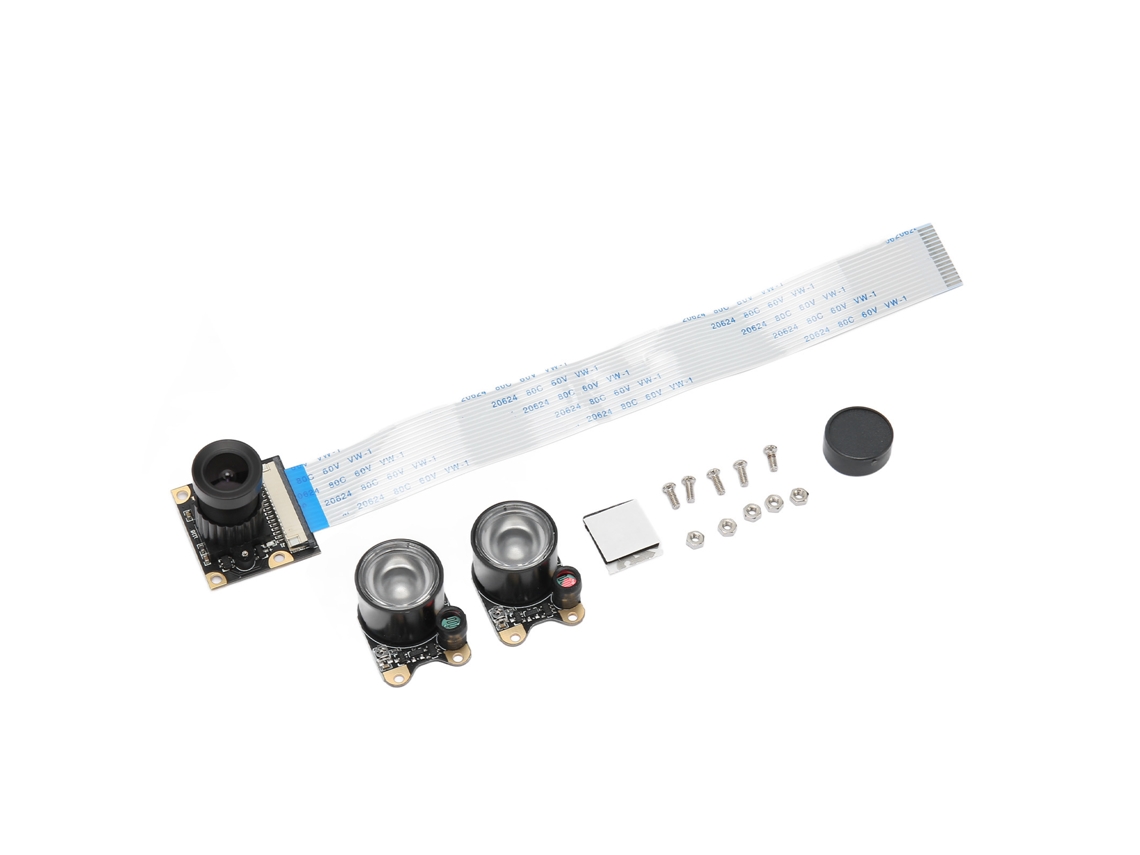 Módulo de cámara para Raspi 5MP 1080p con visión nocturna infrarroja y enfoque manual, sensor Ov5647, para reparación o reemplazo Kofihety