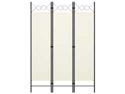 Separador LOVELY HOME con 3 Paneles Blanco Nata (120 x 180 cm)