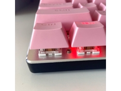 104 Teclas Mecánicas Universales, Teclas De Clip Para Pc (rosa)