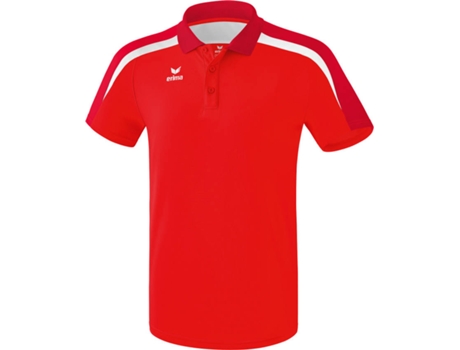 Polo para Hombre ERIMA Liga 2.0 Rojo, Blanco para Multideportes (10 años)