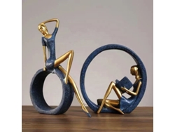 Ligero y lujoso, este adorno decorativo para la entrada de su hogar presenta una niña practicando yoga y sirve como un verdadero soporte para exhibir TV.