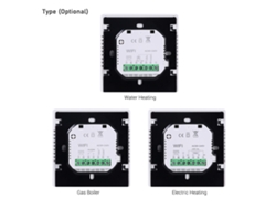 Termostato Digital Para Calefacción Con Pantalla Lcd Táctil, Programable Semanalmente, Control Mediante Aplicación Inteligente, Sensor Externo, 16 A