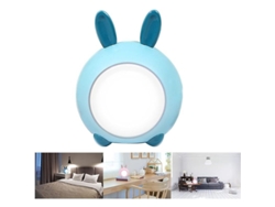 Lámpara De Noche Infantil Con Forma De Conejito, Recargable Por Usb, Con Pantalla Táctil Led Para La Habitación De Los Niños.