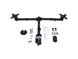 Soporte De Monitor Dual De Escritorio Con Brazo Horizontal Giratorio Universal