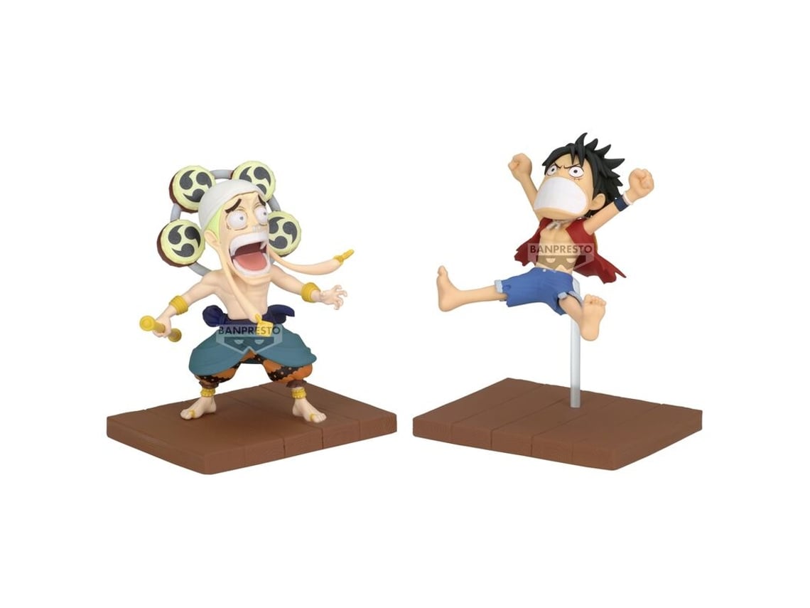 Figura coleccionable One Piece Monkey D Luffy Enel World 7cm B.active