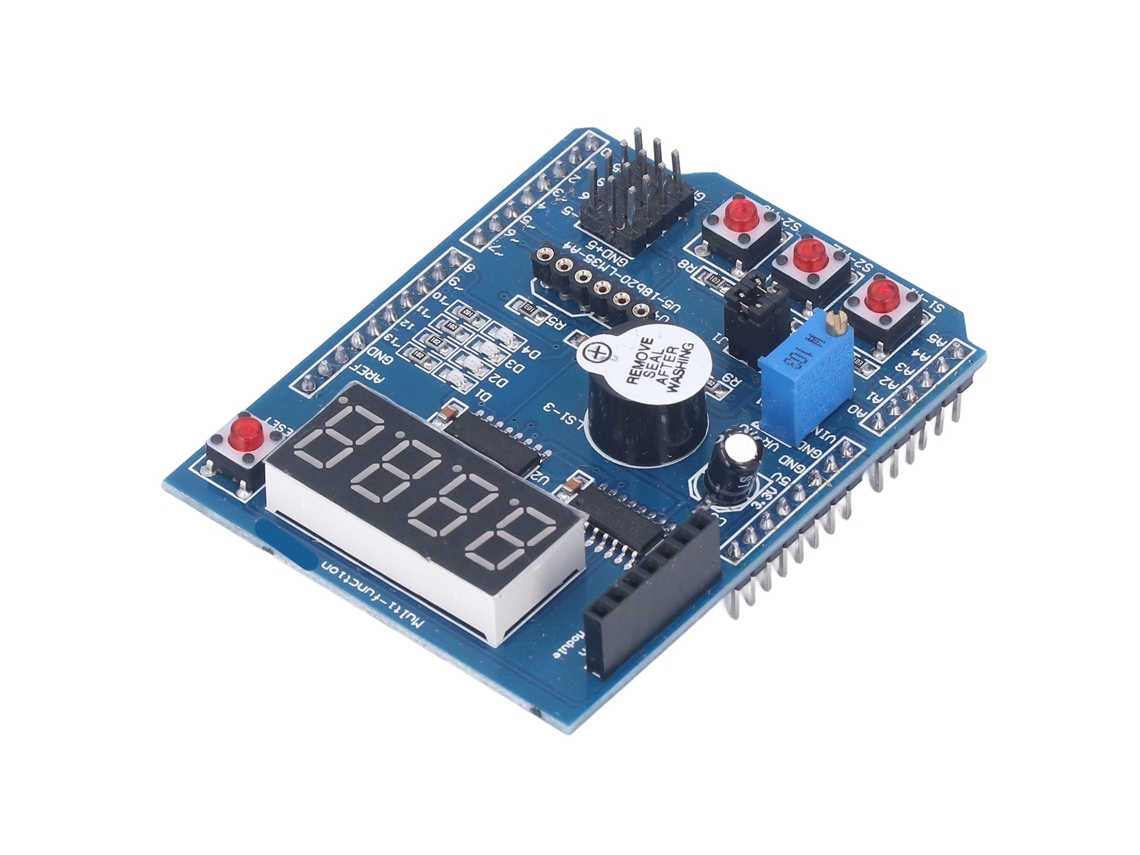 2026-placa De Expansión Multifuncional Xd-203 Para Mcu Con Display Digital De 4 Dígitos Módulo De Desarrollo