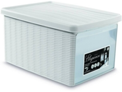Caja STEFANPLAST (Blanco - Plástico - 29x21x39 cm)