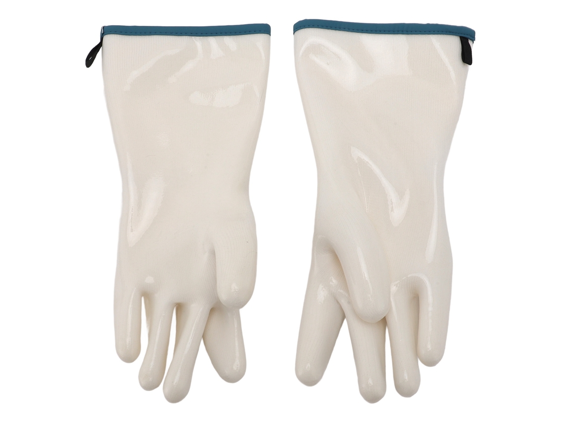 Guantes De Silicona Para Horno 350℃ Resistentes Al Calor Antiadherentes Largos Para Asar Y Cocinar