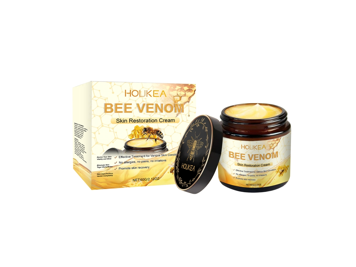 Crema limpiadora con veneno de abeja