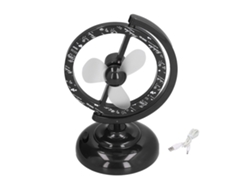Ventilador De Escritorio Usb Pequeño, Rotación De 90 Grados, Viento Fuerte, Duradero, Para Oficina En Casa.