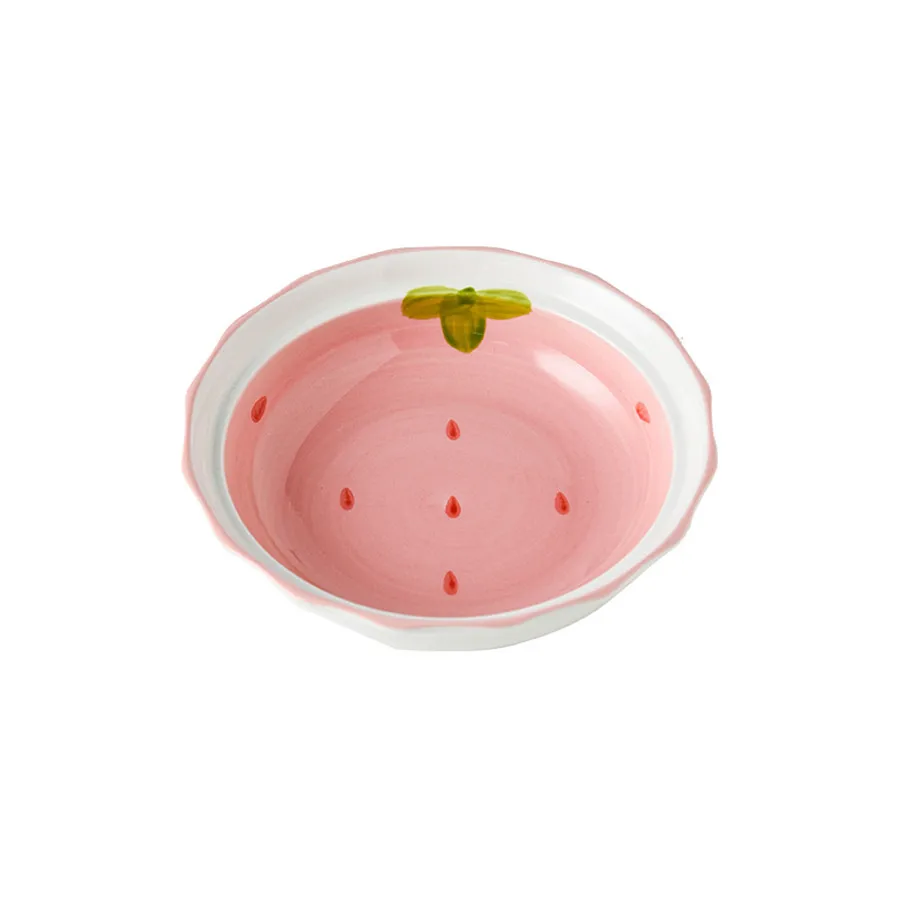 Comedero De Cerámica Rosa Para Gatos, De 14 Cm (5,5 Pulgadas), Para Gatos Y Perros.