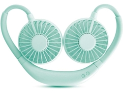 Mini Ventilador Portátil Colgante Para El Cuello Mini Luz Led Recargable Por Usb Con De