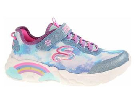 Zapatillas Deportivas SKECHERS S Lights (Rosa, Azul - Tejido, Material Sintético- 31)