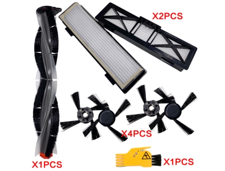 Reemplazo de filtro Hepa de Cepillo Lateral de rodillo para Neato Botvac D Series D3 D4 D5 D6 D7 D70E D75 D80 D85 piezas de Robot aspirador