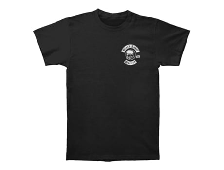 Camiseta ROCKINSTONE Black Label Society Skull Logo Pocket camiseta negra (XXXL)
