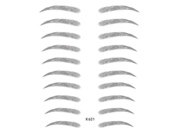 Adhesivo Desechable Para Cejas Biónicas (k621) - Resistente Al Agua, Fibra Artificial, Tamaño Completo