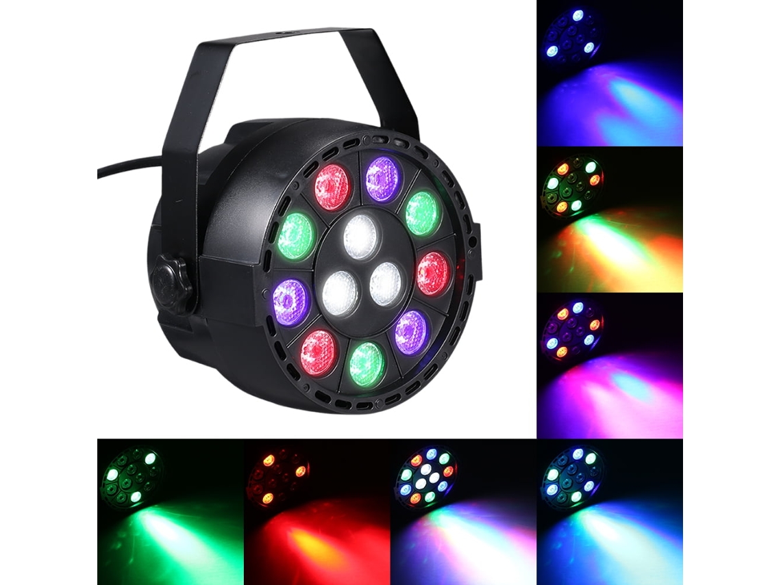 12 Luzes De Palco Led Rgb Iluminação De Palco De Mistura De Canal Dmx Para Dj Disco Party 