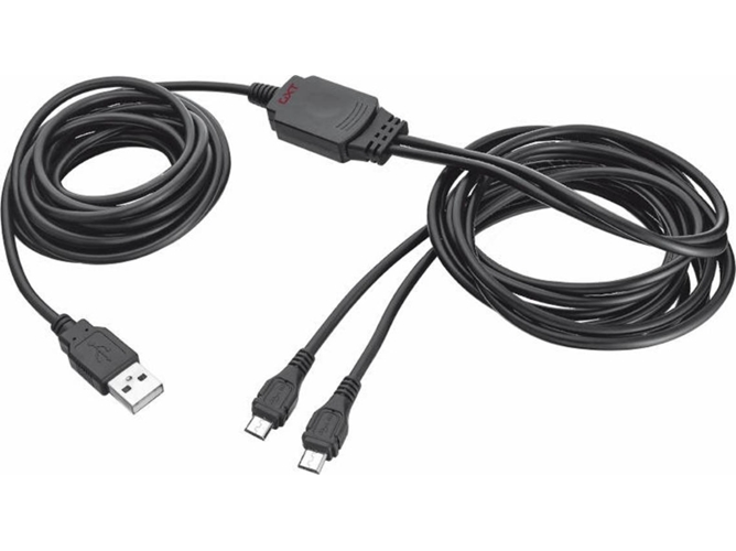 Cable Doble TRUST GTX 222 para PS4