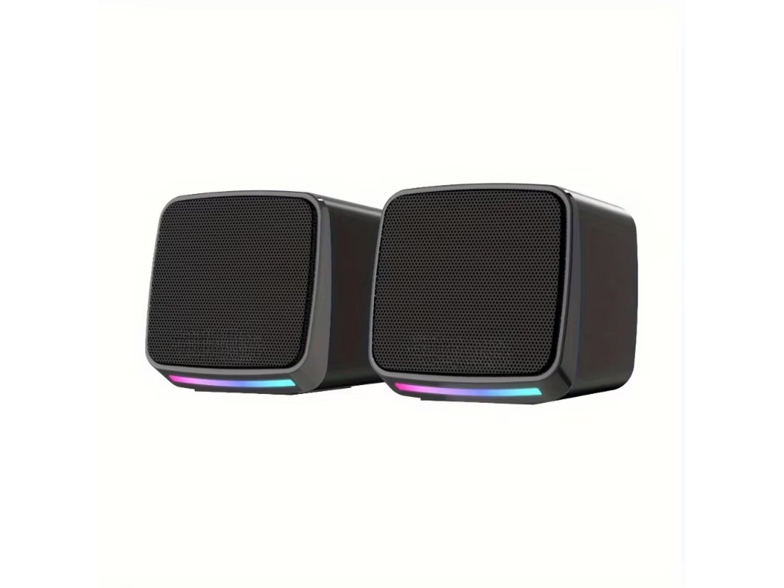 Mini Altavoz Con Luces Geniales Y Sonido Estéreo.