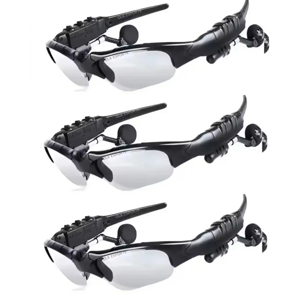 (3 Blancas) Gafas De Audio Bluetooth Inteligentes, Adecuadas Para Deportes Al Aire Libre, Ciclismo, Sonido Envolvente Y Llamadas.