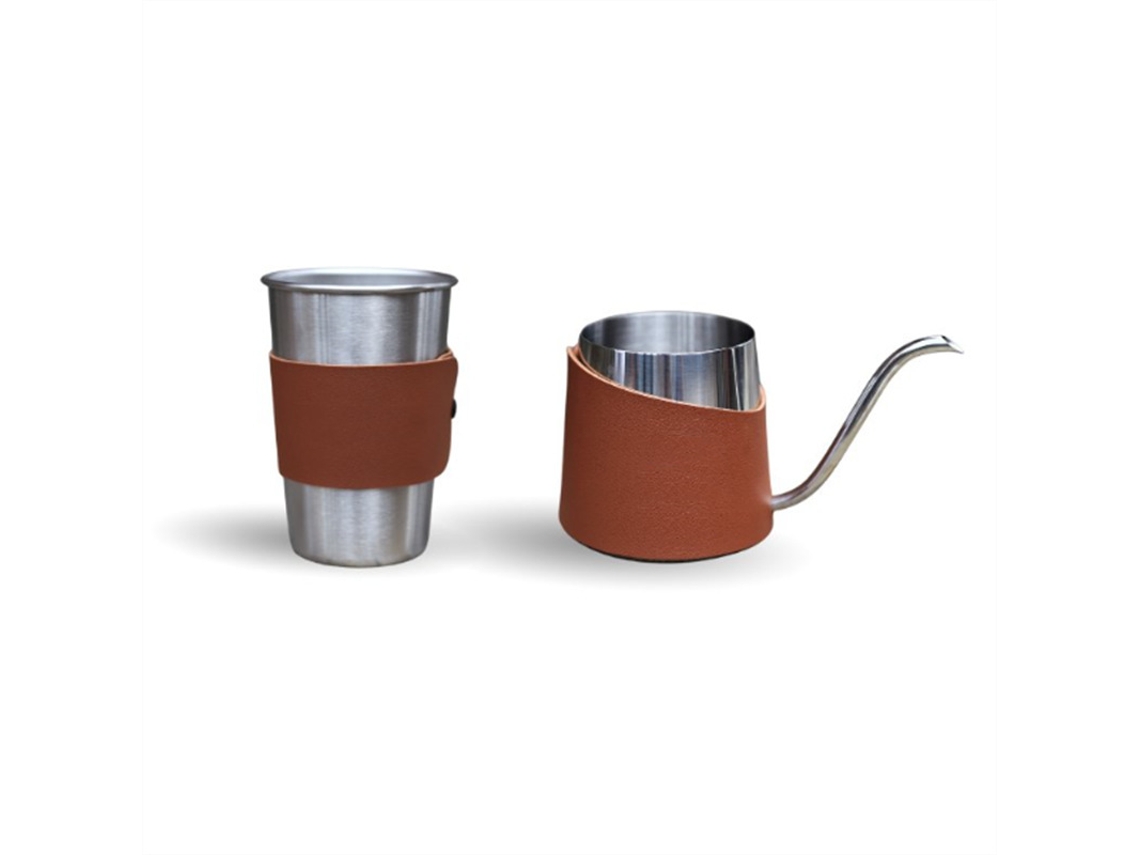 Hervidor de mano de acero inoxidable de 500 ml