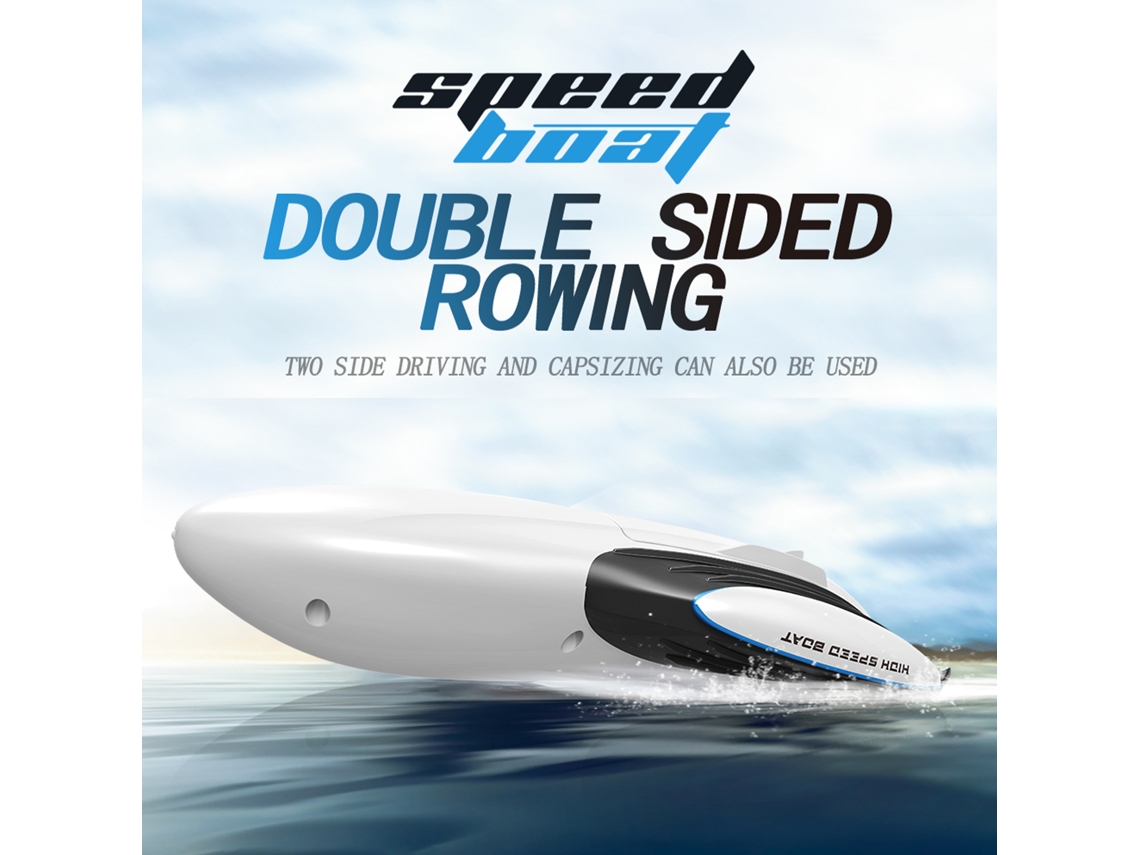 Barco De Control Remoto 2.4g Barco De Velocidad Competitivo Barco Eléctrico De Doble Cara Juguete De Agua Para Niños